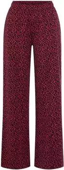 s.Oliver Pyjama-Hose mit Leo-Print und Gummizugbund / pink|mehrfarbig 6010794.1949.