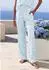 Lascana Homewear Hose mit elastischem Bund in gesmokter Optik (37883948) graublau
