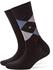 Burlington Damen Strick Socken Everyday Argyle schwarz (22044-3000)