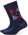 Burlington Damen Strick Socken Everyday Argyle marine (22044-6120)