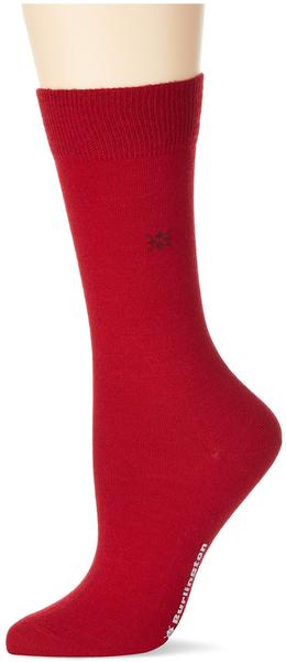 Burlington Uniforms Damen Socken Bloomsbury rot (22147-8033)