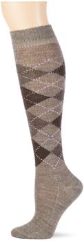Burlington Damen Kniestr&uuml;mpfe Whitby braun/nutmeg (22319-5413)