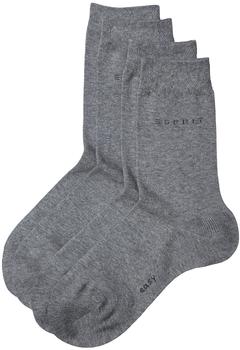 Esprit Damen Socken Basic Easy grau/light grey (18699-3390)