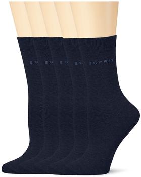 Esprit Damen Socken Uni blau (19868-6120)