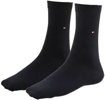 Tommy Hilfiger Socken 2er-Pack unifarben schwarz (371221-200)