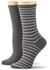 Tommy Hilfiger Businesssocke unifarben gestreift grau (443015001-758)