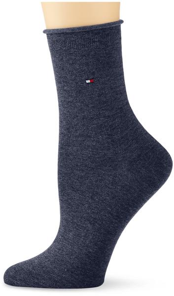 Tommy Hilfiger Rollsocke unifarben blau (443029001-356)