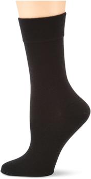 Nur Die Damen Strick Socken Cotton maxx Komfort schwarz (495879-940)