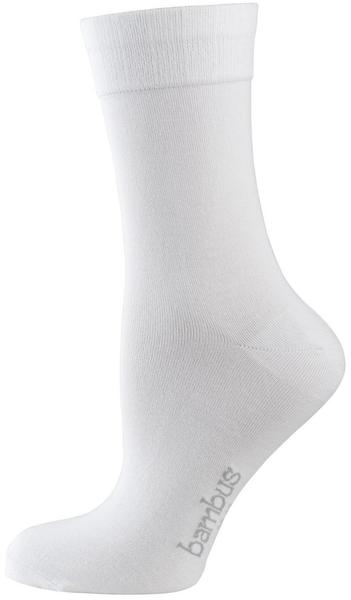 Nur Die Damen Strick Socken Bambus Komfort weiß (496827-920)