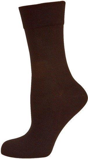 Nur Die Damen Strick Socken Cotton maxx Komfort braun (495879-650)