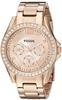 Fossil ES2811, Fossil Riley (Analoguhr, Chronograph, 38 mm) Gold