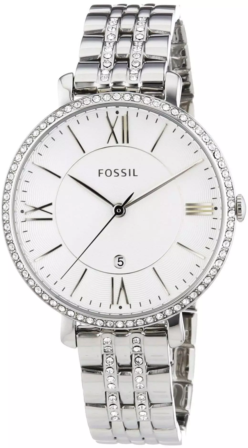 Fossil Quarzuhr JACQUELINE ES3545, Armbanduhr, Damenuhr, Datum