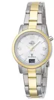 Master Time MTLA-10305-12M Damen-Funkuhr Basic Bicolor