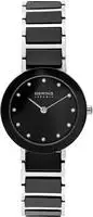 BERING 11429-742, Bering 11429-742 Damenuhr, Edelstahl/Keramik, Bk/Si