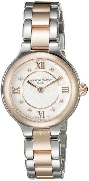 Frederique Constant Delight FC-200WHD1ER32B Damenarmbanduhr mit echten Diamanten