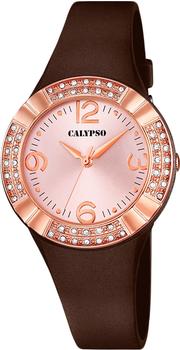 Calypso Damen Analog Quarz Uhr mit Plastik Armband K5659/3