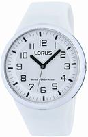 LORUS Quarzuhr Armbanduhr, Damenuhr, Herrenuhr, bis 10 bar wasserdicht,Silikonarmband