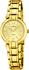Candino Quarzuhr UC4575/2 Candino Damen Uhr Quarzwerk C4575/2, (Analoguhr), Damen Armbanduhr rund, Edelstahlarmband gold, Elegant