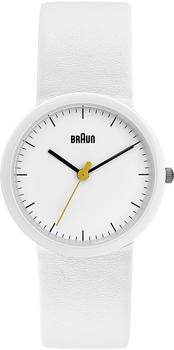 Braun Damen-Armbanduhr XS Classic Range Analog Quarz Leder BN0021WHWHWHL