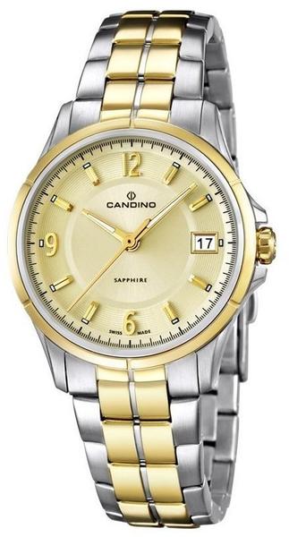 Candino Herrenuhr Edelstahl bicolor Saphirglas C4534/2 Elegant 219