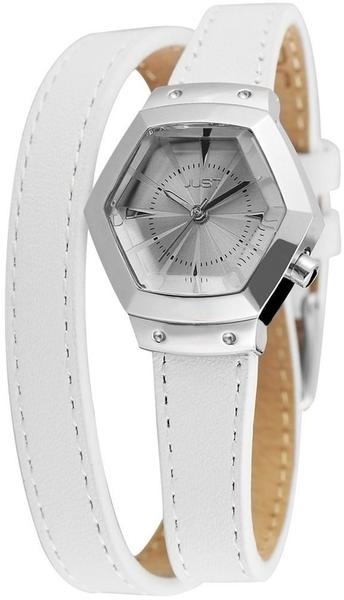 Just Watches Damen-Armbanduhr Analog Quarz Leder 48-S2243-WH