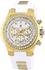 Carucci Watches Damen-Armbanduhr Analog Automatik Kautschuk CA2215WH-GD