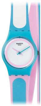 Swatch Unisex-Armbanduhr Analog Quarz Silikon LL117