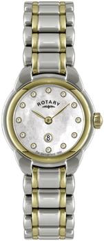 Rotary Damen-Armbanduhr XS Analog Quarz Edelstahl beschichtet LB02602/41L
