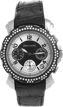Pierre Cardin Damen-Armbanduhr Analog Quarz Leder PC100192F01