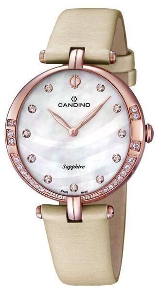 Candino Damen Analog Quarz Uhr mit Leder Armband C4602/1