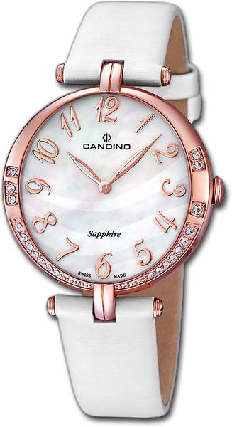 Candino Damen Analog Quarz Uhr mit Leder Armband C4602/2