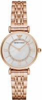 Emporio Armani Gianni T-Bar Damen Rose Gold Uhr AR1909 Ros&eacute;gold