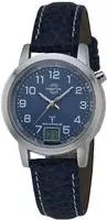 MASTER TIME Funkuhr "Basic" Armbanduhr, Quarzuhr, Damenuhr, Datum,Langzeitbatterie