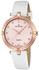 Candino Damenuhr C4600/1 Armbanduhr Lederband weiß rose
