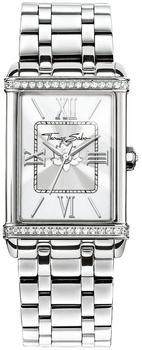 THOMAS SABO Damen-Armbanduhr Analog Quarz Edelstahl WA0231-201-201-32x25 mm