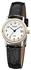 Regent Leder Damen Uhr F-828 Quarzuhr Armband Schwarz Urf828