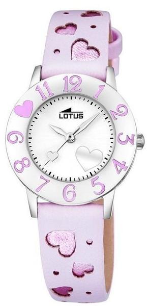 Lotus by Festina Damen Mädchen Uhr Armbanduhr 18271/3 Leder pink Herz