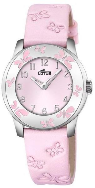 Lotus Mädchen-Armbanduhr Analog Quarz Leder rosa UL182722 UL18272/2