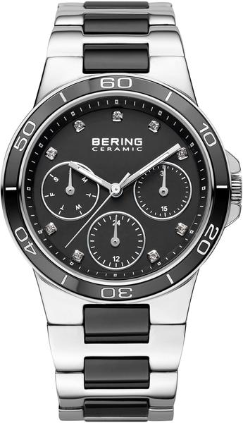 Bering Time Damen-Armbanduhr Part Ceramic Analog Quarz verschiedene Materialien 32237-AZ2