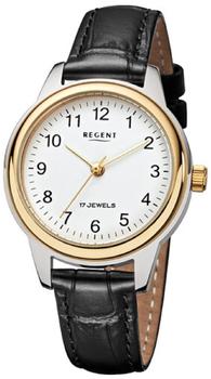 REGENT Damenarmbanduhr Leder Handaufzug F821
