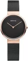 BERING 14531-166, Bering 14531-166 Damenuhr, Milanaise, Schwarz/Rose
