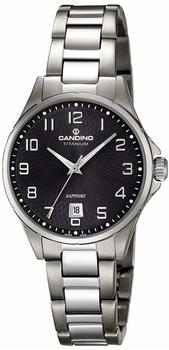 Candino Klassische Damenuhr Elegance analog Quarz silbergrau UC46084