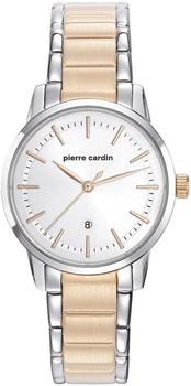 Pierre Cardin Damen Analog Quarz Uhr mit Edelstahl Armband PC901862F05