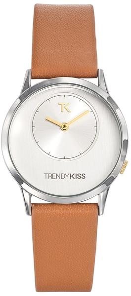 TRENDY TG 10064-31 Trendy Kiss Damen-Armbanduhr Lolla Quarz analog Leder Braun