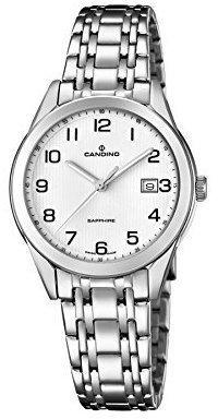 Candino Damen Armbanduhr C4615/1 Edelstahlband Swiss Made