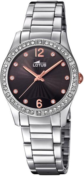 Lotus Damen Analoger Quarz Uhr mit Edelstahl Armband 18383/2