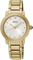 Seiko SRZ482P1, Seiko Classic SRZ482P1 Damenarmbanduhr Klassisch schlicht Silber