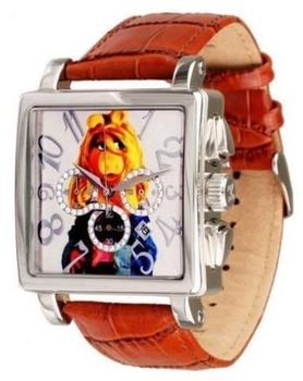 Disney Damen Uhr Miss Piggy Chrono Silver