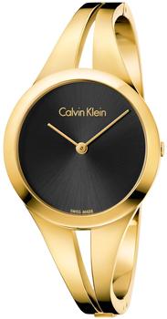 Calvin Klein Damen Analog Quarz Uhr mit Edelstahl Armband K7W2S511