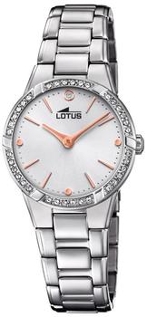 Lotus Damen Analoger Quarz Uhr mit Edelstahl Armband 18454/1